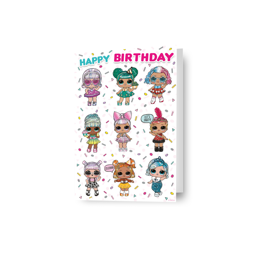 L.o.l. Surprise! Lol Surprise Dolls 'Happy Birthday' Card