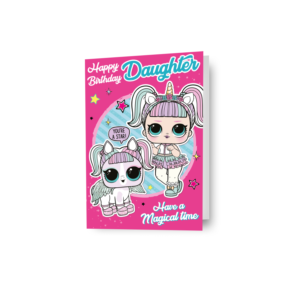 L.o.l. Surprise! Lol Surprise 'Daughter' Birthday Card
