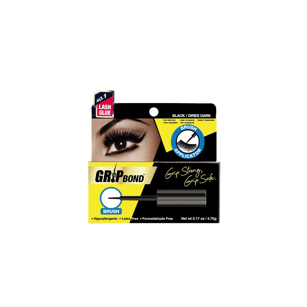 Ebin Black Grip Bond Eye Lash Adhesive - Brush 5 G