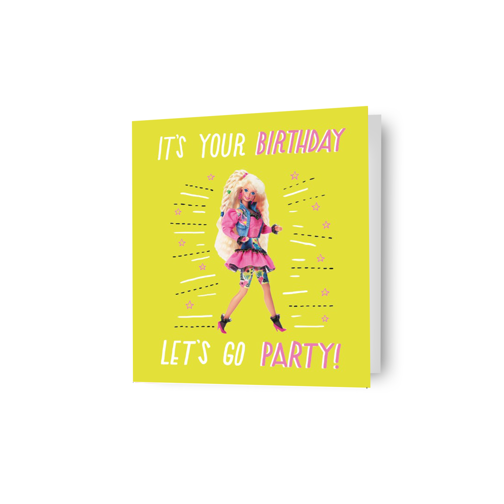 Barbie 'Let's Go Party!' Birthday Card