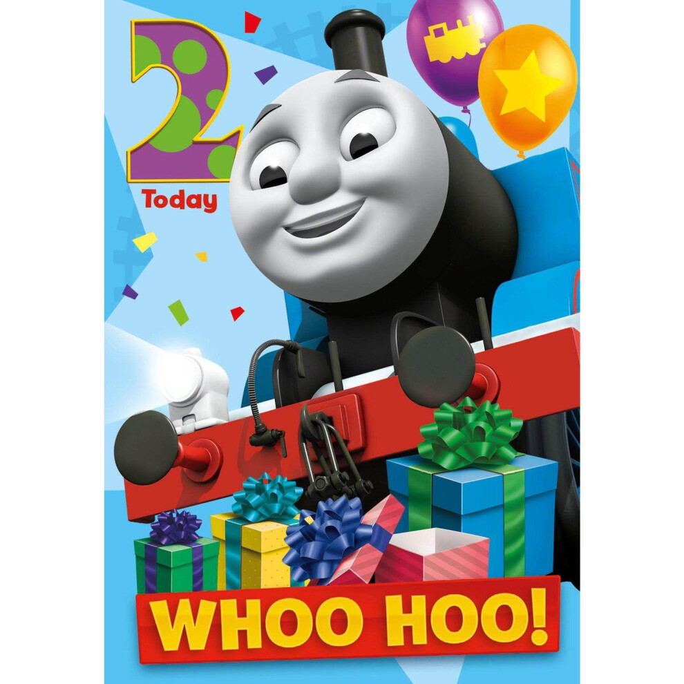 Thomas and Friends Age 2 Birthday Card