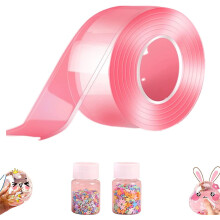 (red, 1 pcs) Bubble Blowing Nano Tape Diy Craft Creative Bubble Blowing Double-sided Tape