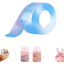 (blue, 1 pcs) Bubble Blowing Nano Tape Diy Craft Creative Bubble Blowing Double-sided Tape