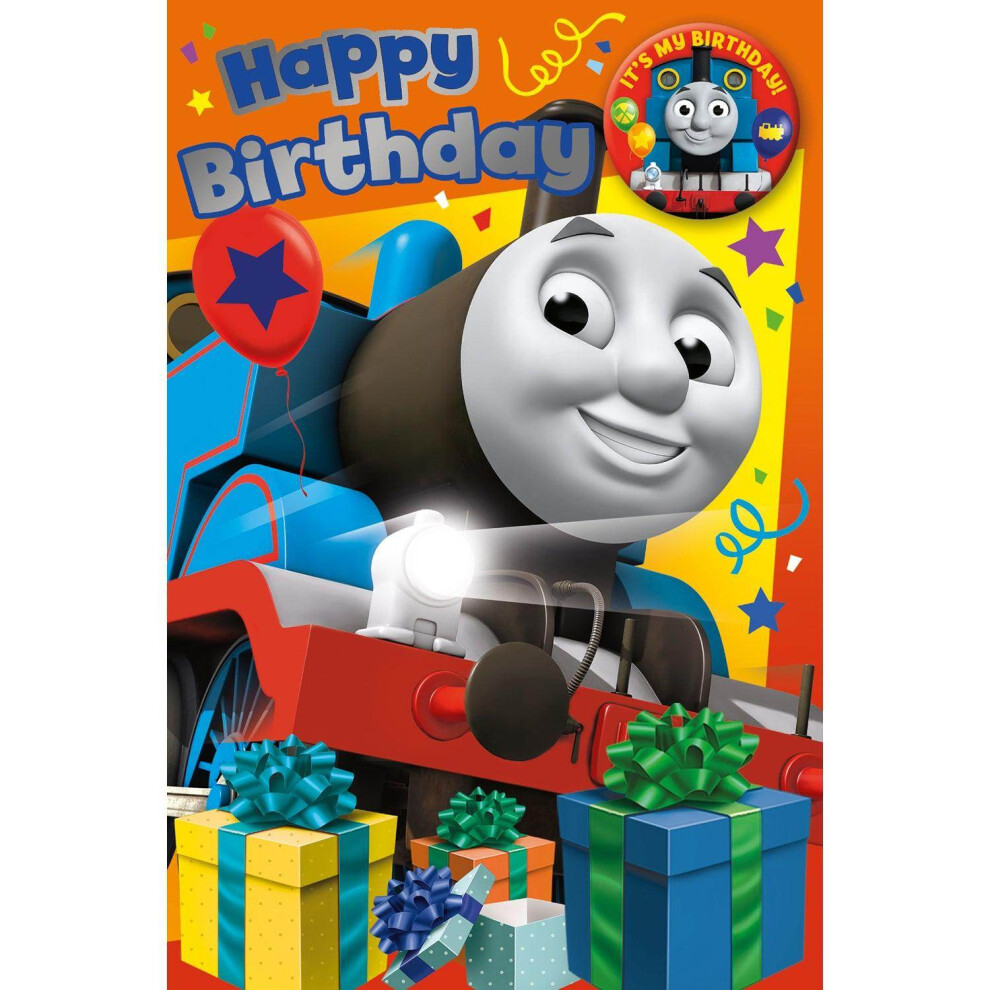 Thomas The Tank Engine Birthday Card & Badge