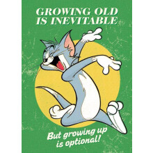 Tom & Jerry 'Growing Up Is Optional!' Birthday Card