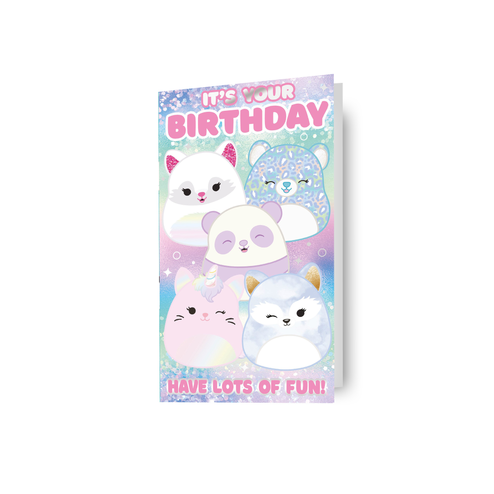 Squishmallows Squishmallow 'It's Your Birthday' Birthday Card