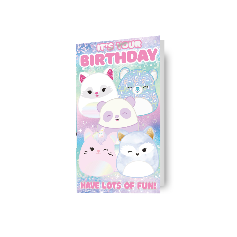 Squishmallow 'It's Your Birthday' Birthday Card