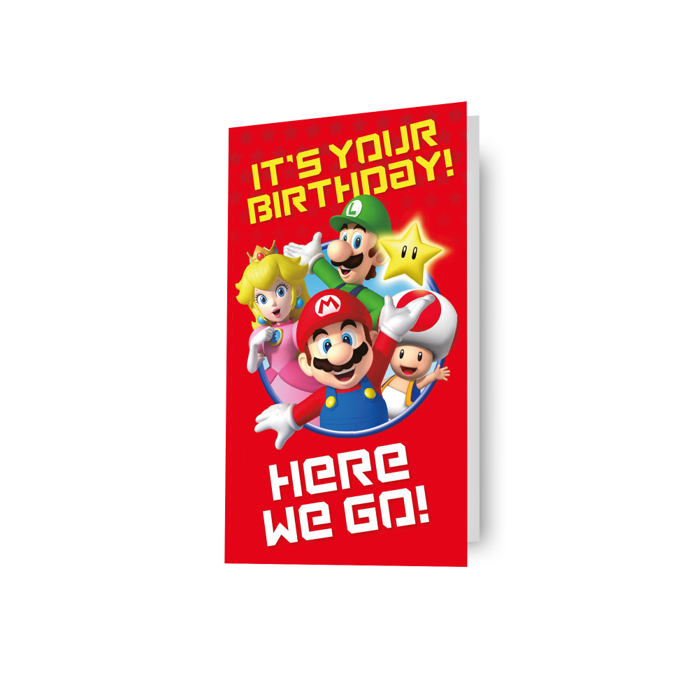 Super Mario Bros 'It's Your Birthday!' Card