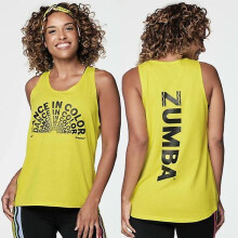 (S) Huamade Zumba New Sleeveless Black T-shirt Z1t00 385