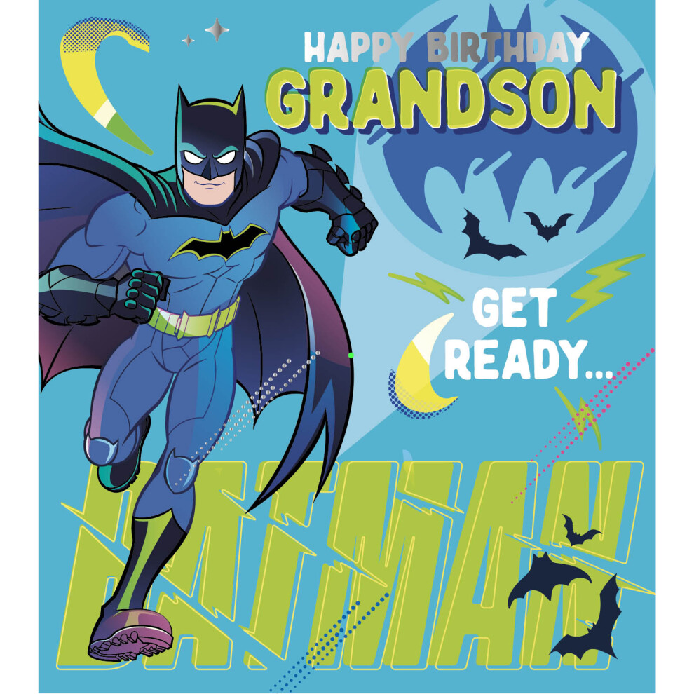 Batman Grandson Birthday Card