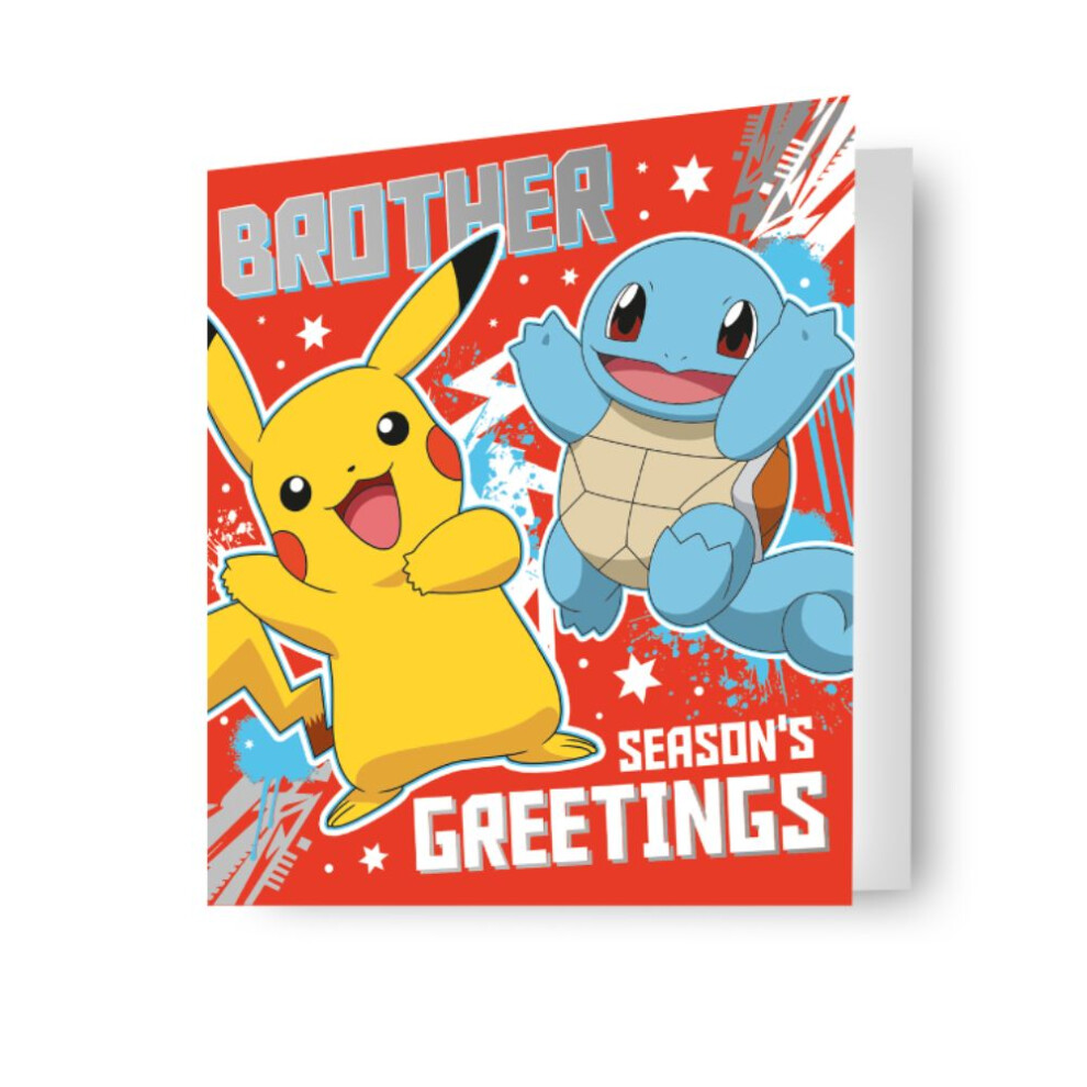 Pokemon Brother Christmas Card