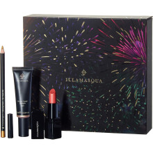 Illamasqua Fireworks Eye Lip Cheek Gift Set Highlighter Lipstick Eye