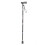 Lightweight Foldable Compact Walking Stick - Black Floral 4