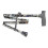Lightweight Foldable Compact Walking Stick - Black Floral 5