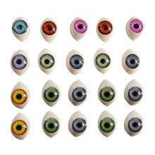 100pcs Doll Eyes Craft Eyeballs for Diy Sewing Crafting Puppet Bear Animal Stuffed Toys Accessories Oval