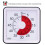 (Black) Visual Analog Timer, Silent Countdown Timer, Time Management Tool For Kids And Adults (red) 4