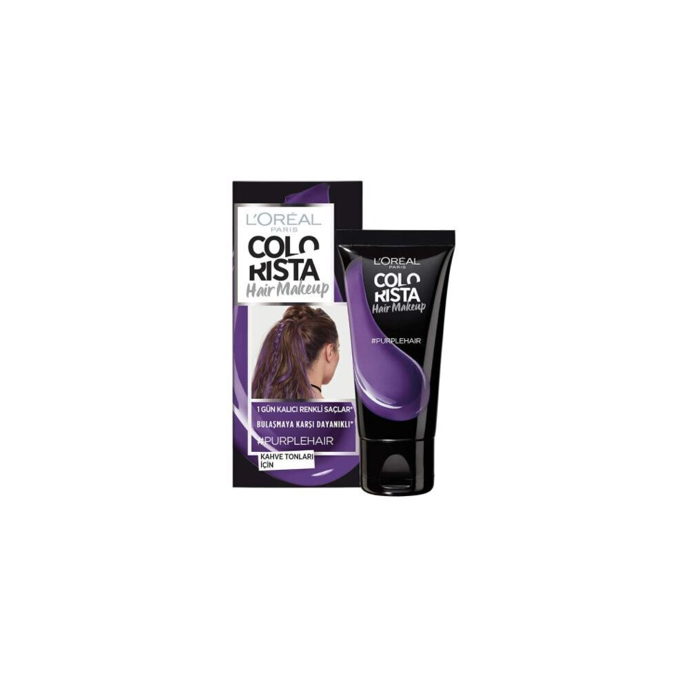 L'OrÃ©al Paris 30mL Colourista Hair Makeup (Temporary 1-Day Colour Highlights) - #Violet