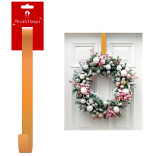 Gold Door Wreath Hanger Christmas Wreath Hook Meatal Over Door Hanger