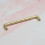 (128mm Handle	) Brass Gold Cupboard Handles Grooved 128mm & 192mm 4