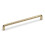 (192mm Handle	) Brass Gold Cupboard Handles Grooved 128mm & 192mm 1