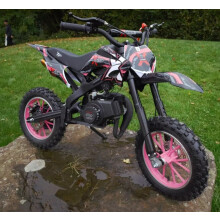 Dirt bike Motorbike Motocross Scrambler Pink 50cc 2 Stroke Petrol