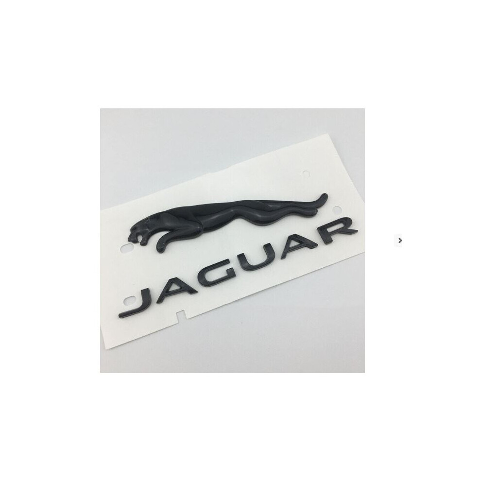 Jaguar Style Gloss Black Rear Badge Xe XF F Type F-Pace E-Pace XJ XJ