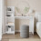 URBN Living (White/Grey) 4 Tier Computer Desk Workstation Shelves Home Office Study Writing Table 4