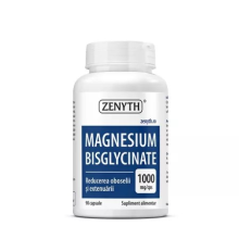 Magnesium Bisglycinate 1000mg , 90 caps Reducing anxiety