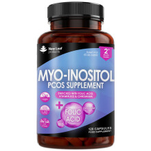 Myo-Inositol PCOS Supplement + Folic Acid B12 & Chromium Vegan Capsule