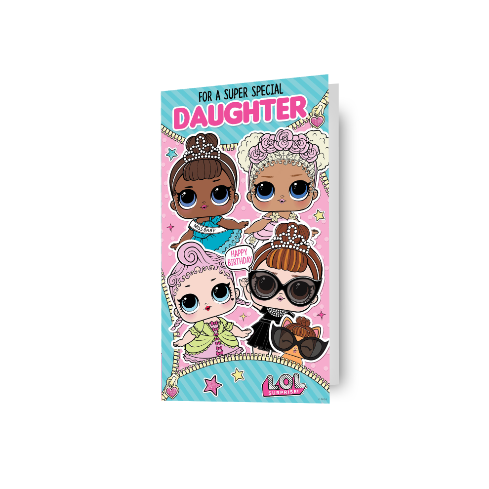 L.o.l. Surprise! Lol Surprise 'Daughter' Birthday Card
