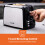 GEEPAS Geepas 2 Slice Bread Toaster & 1.8L Electric Kettle Kitchen Combo Set 6