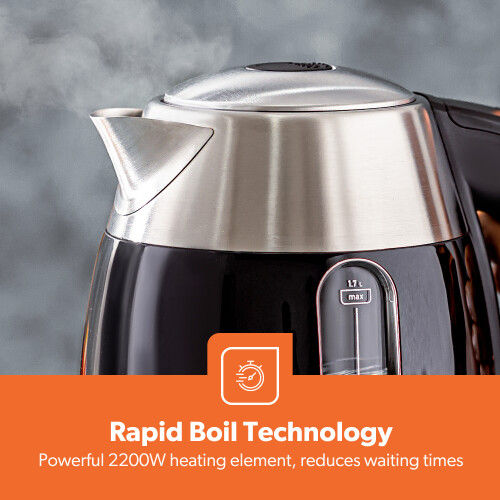 GEEPAS Geepas 2 Slice Bread Toaster & 1.7L Illuminating Electric Kettle Set 2