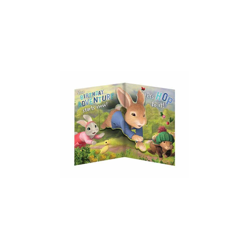 Peter Rabbit Son Pop-Up Birthday Card