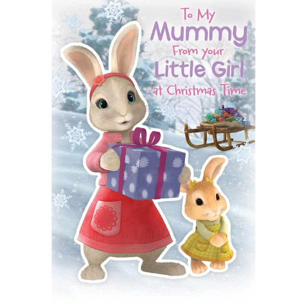 Peter Rabbit Mummy Christmas Card