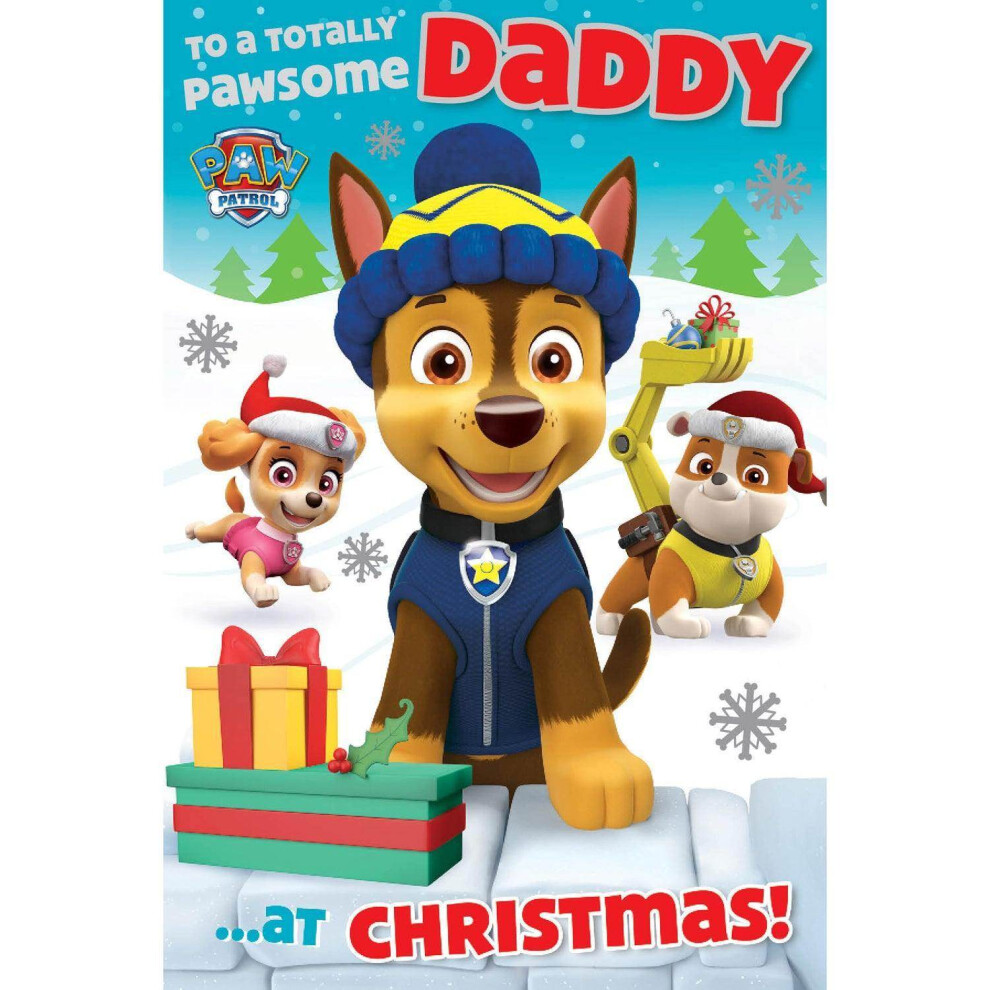 Paw Patrol Daddy Christmas Card