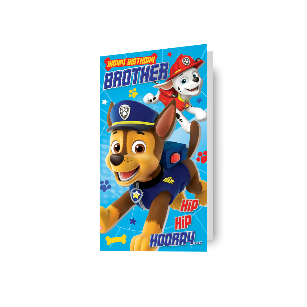 Paw Patrol Brother Birthday Card