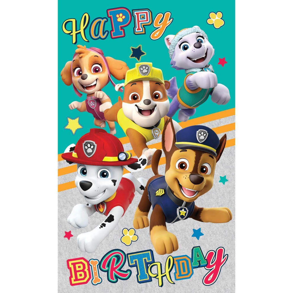 Paw Patrol Birthday Card