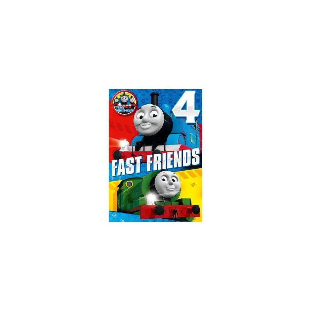 Thomas and Friends 4-Year-Old Birthday Card & Badge