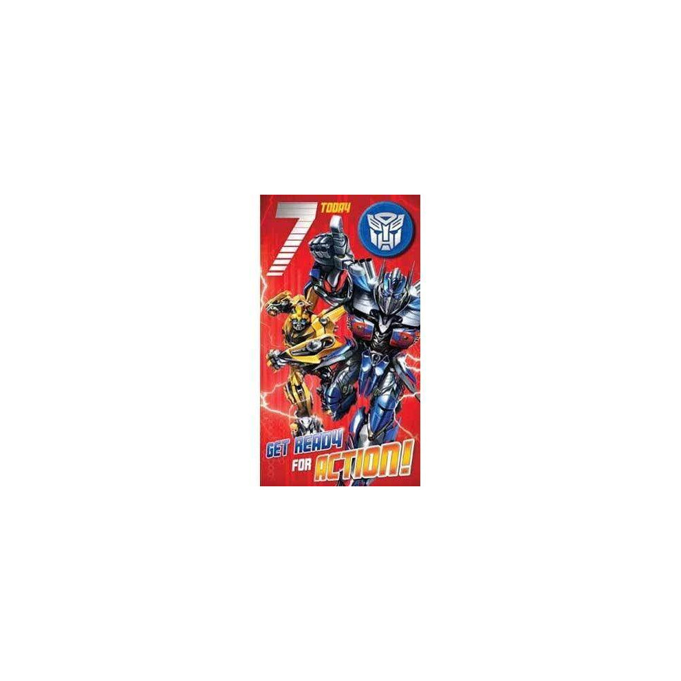 Transformers The Last Knight Age 7 Badged Card