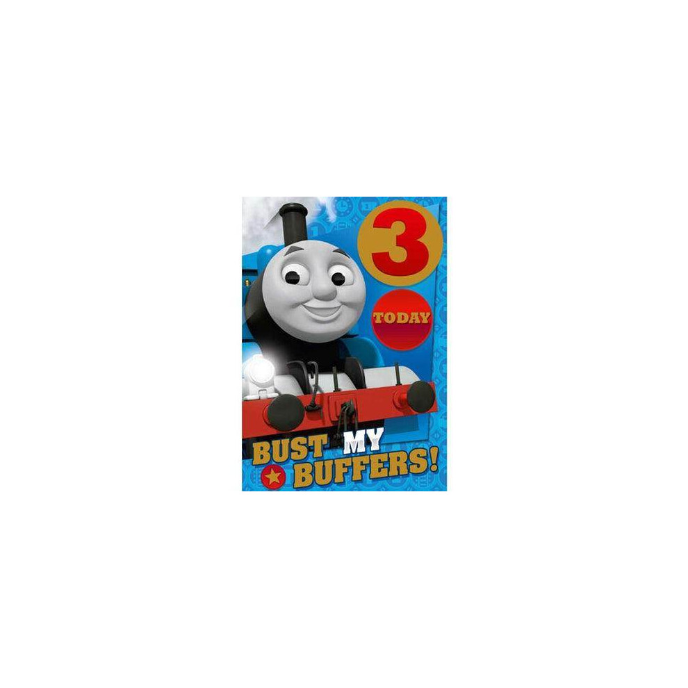 Thomas and Friends 3-Year-Old Birthday Card