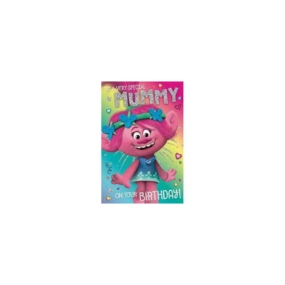 Trolls Mummy Birthday Card