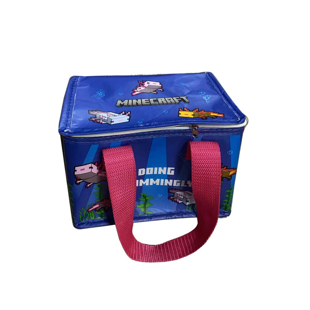 Minecraft Axolotl RPET Cool Bag Lunch Bag