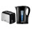 GEEPAS Geepas 2 Slice Bread Toaster & 1.7L Electric Kettle Kitchen Combo Set 1
