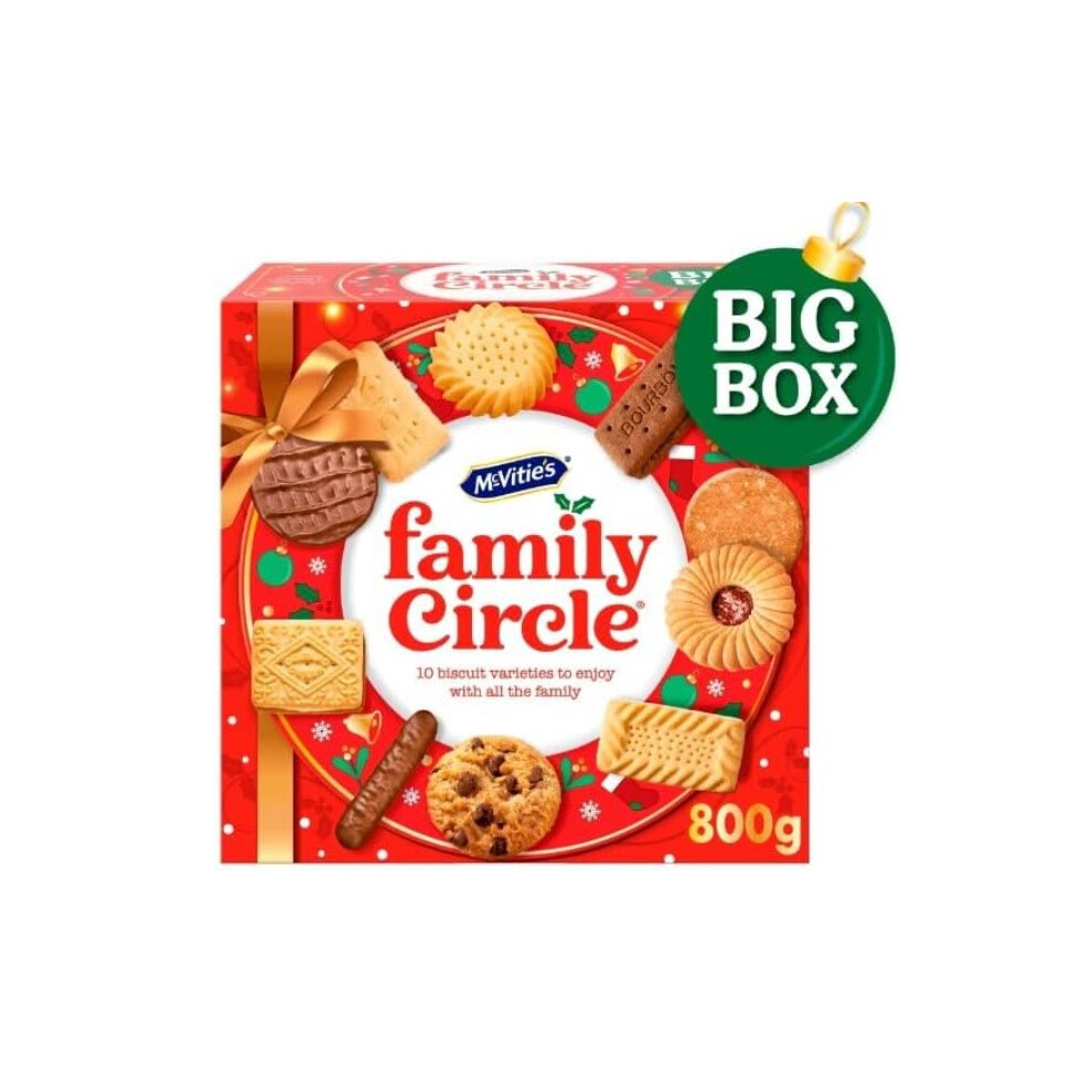 (Pack Of 2) Mcvitie's Family Circle Biscuits Assortment 800G