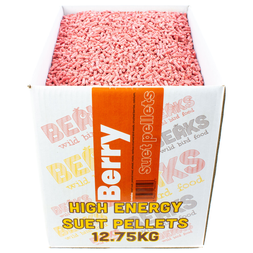 Beaks Wild Bird Food Berry Suet Pellets - 12.75kg