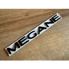 Gloss Black Rear Badge Letters for Renault Megane Glossy 2016 Facelift
