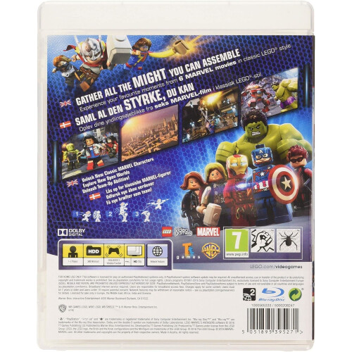 Warner Bros Lego Marvel Avengers PS3 Game 1