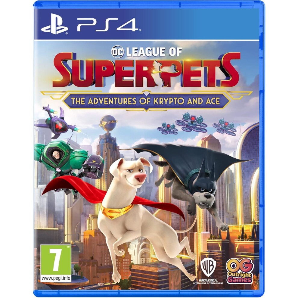 Dc League Of Super Pets Adventures Of Krypto And Ace Ps4 Game 5060528036771