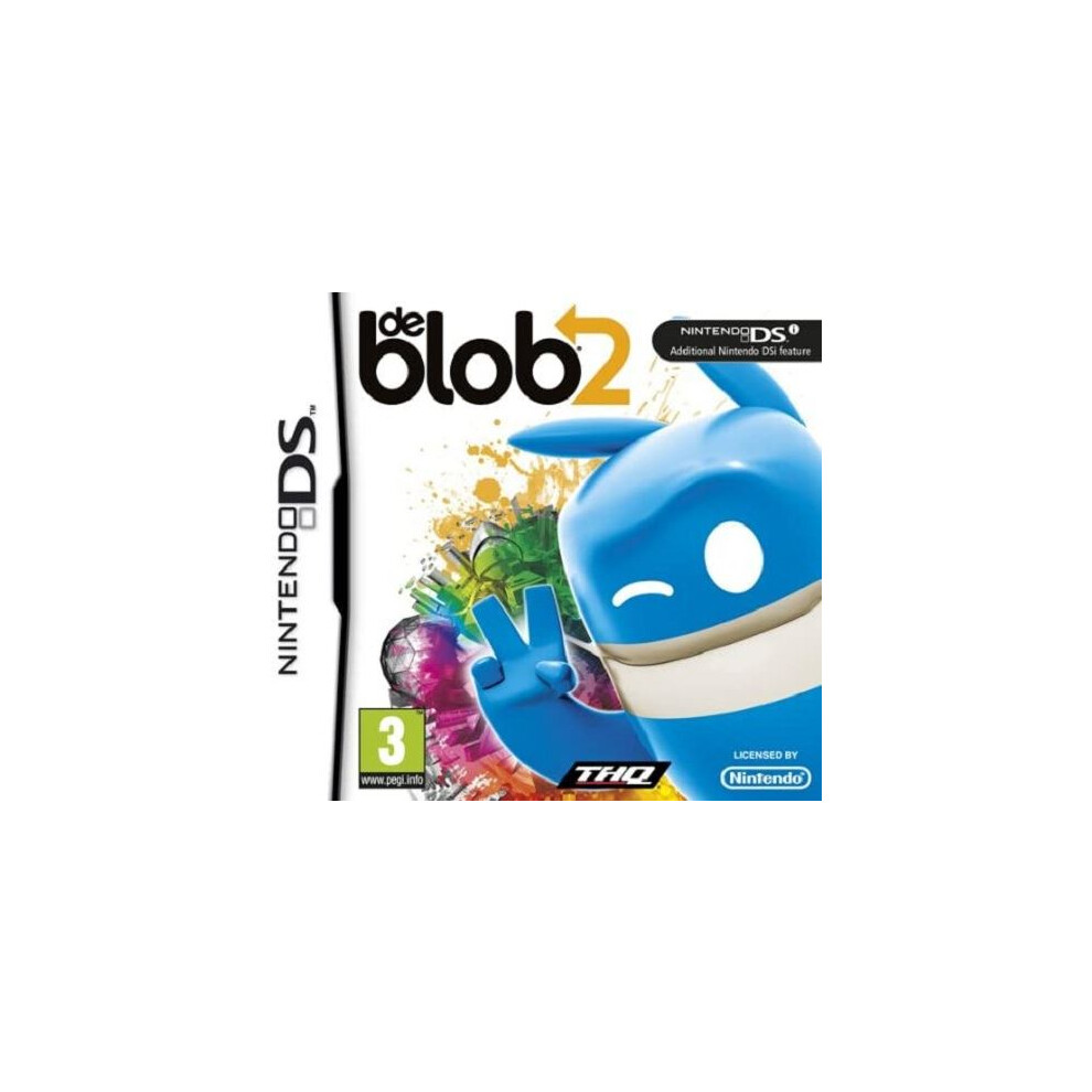 De Blob 2: The Underground Nintendo Ds (Italian Box - Multi Language In Game) 4005209138499