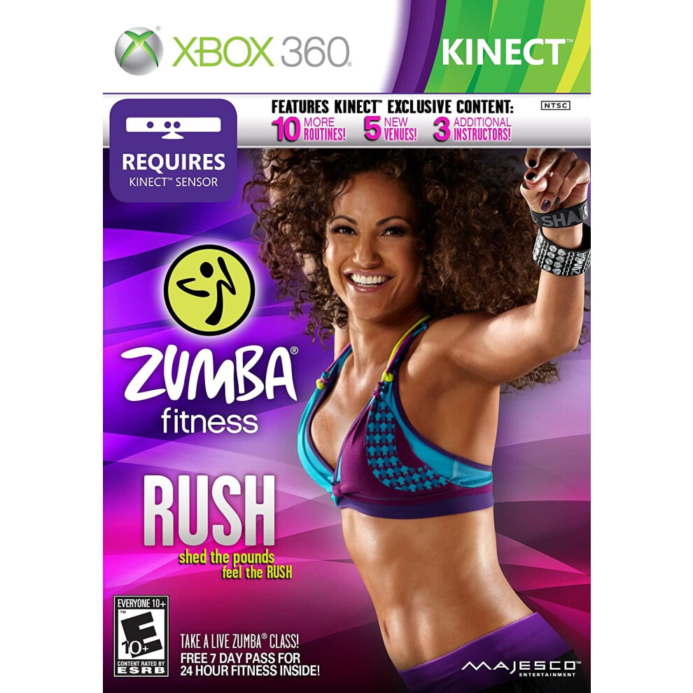 Zumba Fitness Rush Xbox 360 Game (Requires Kinect) 096427017578